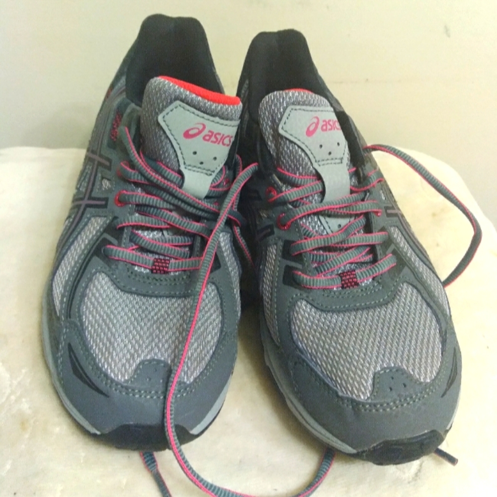 Womens Asics T7G6N Gel-venture 6 Gray Running Shoes Clean Size 9